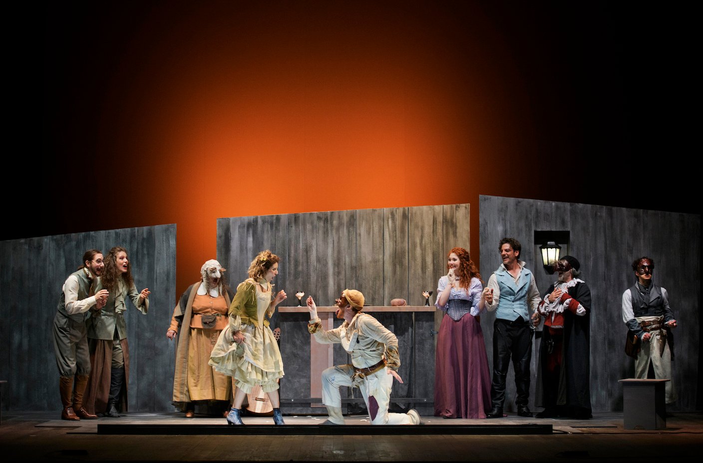 Arlecchino muto per spavento