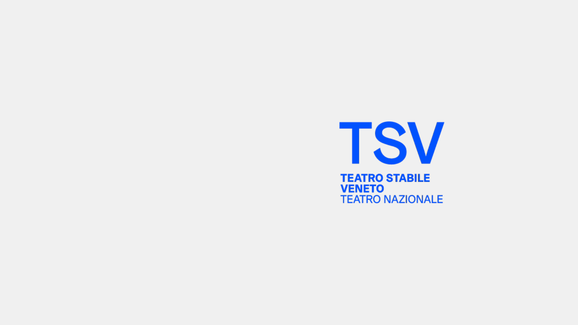 Presentazione nuova direzione artistica TSV - Teatro Nazionale